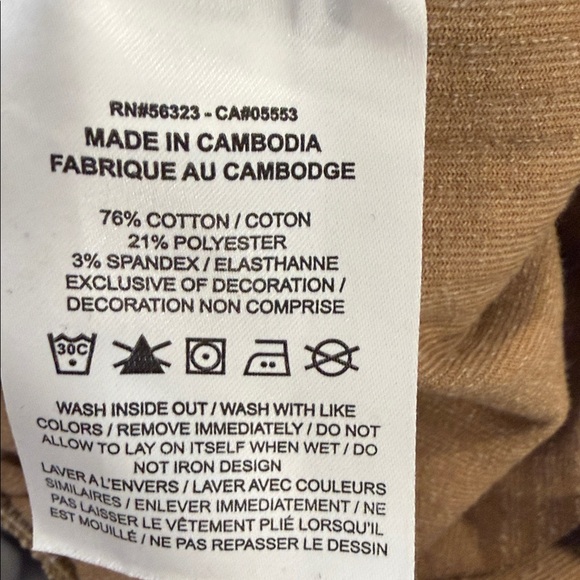 Nike Tan Wide Leg Activewear Loungewear Sporty Ribbed Cotton Blend Fabric Size S - Picture 10 of 14